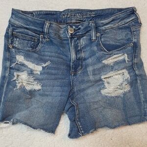 American Eagle Outfitters Blue Denim Shorts